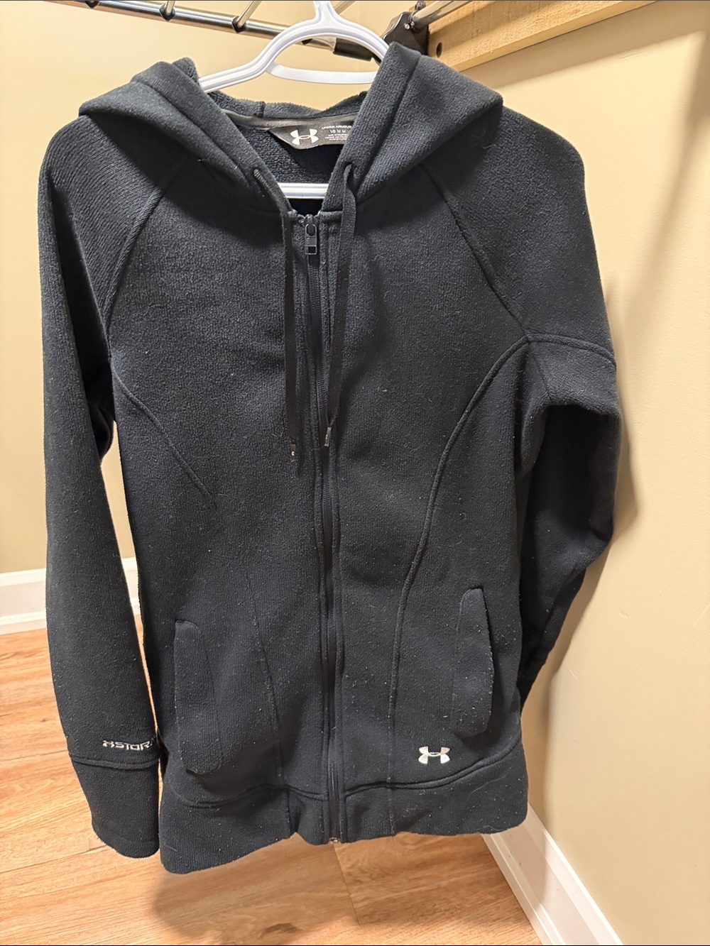 Under Armour Black Hooded Full-Zip Sweatshirt